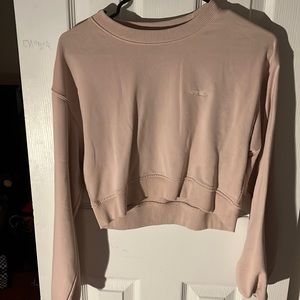 Pink Smile cropped sweatshirt